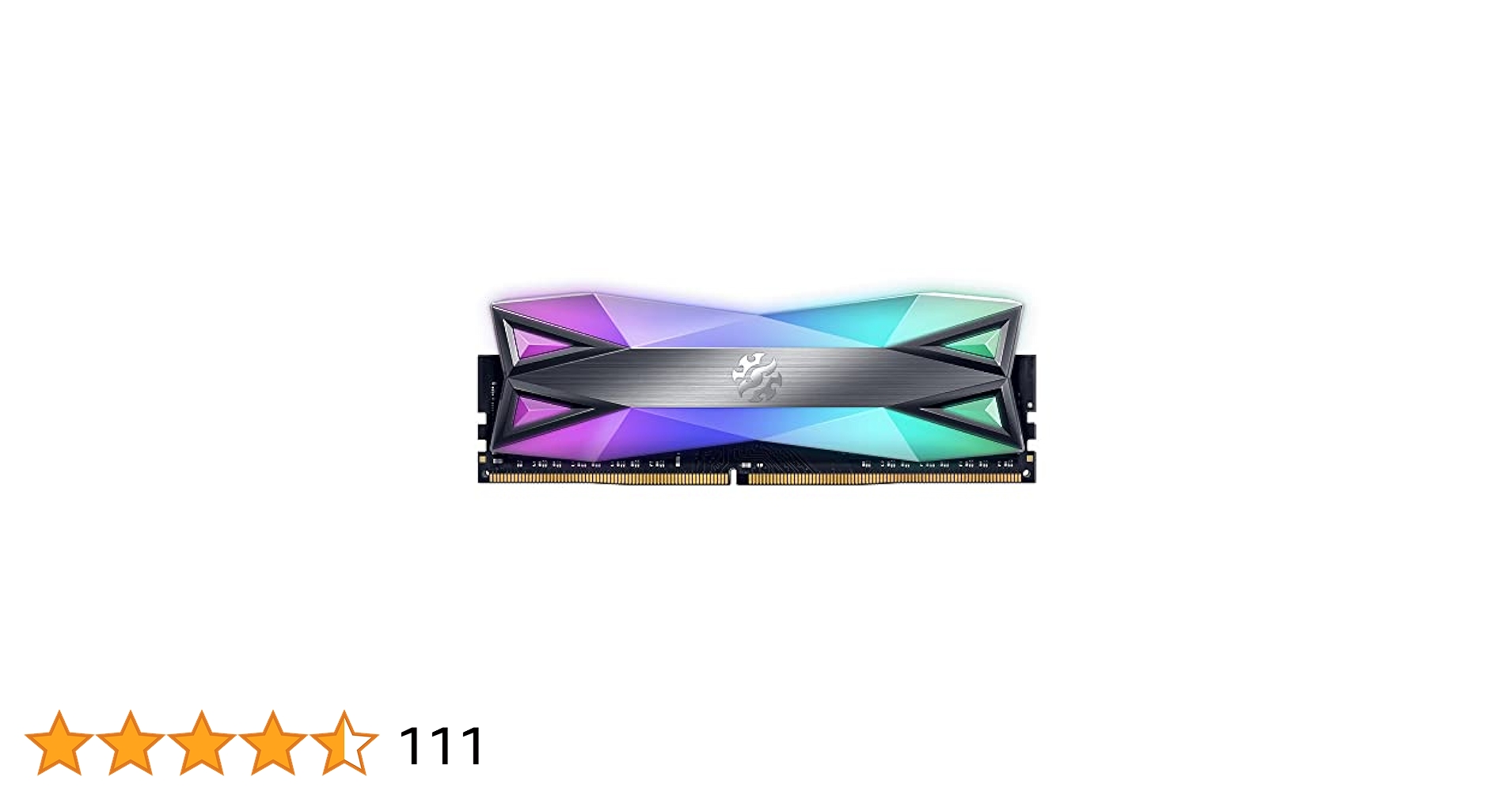 XPG xmp spectrix d60g 8GB×4枚 32GB XPG DDR4 D60G RGB 32GB (2x16GB) 3600MHz PC4-28800 CL18-22-22